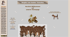 Desktop Screenshot of beagle-vom-swister-tuermchen.de